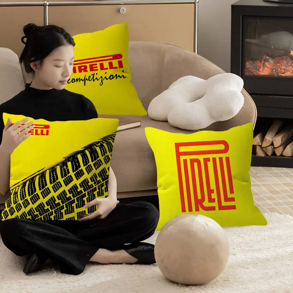 Pirel-lis Tires Decorative Room Aesthetics Pillow Case Home Decor Bedroom Sofa Bed Couch Pillow Cover 45x45