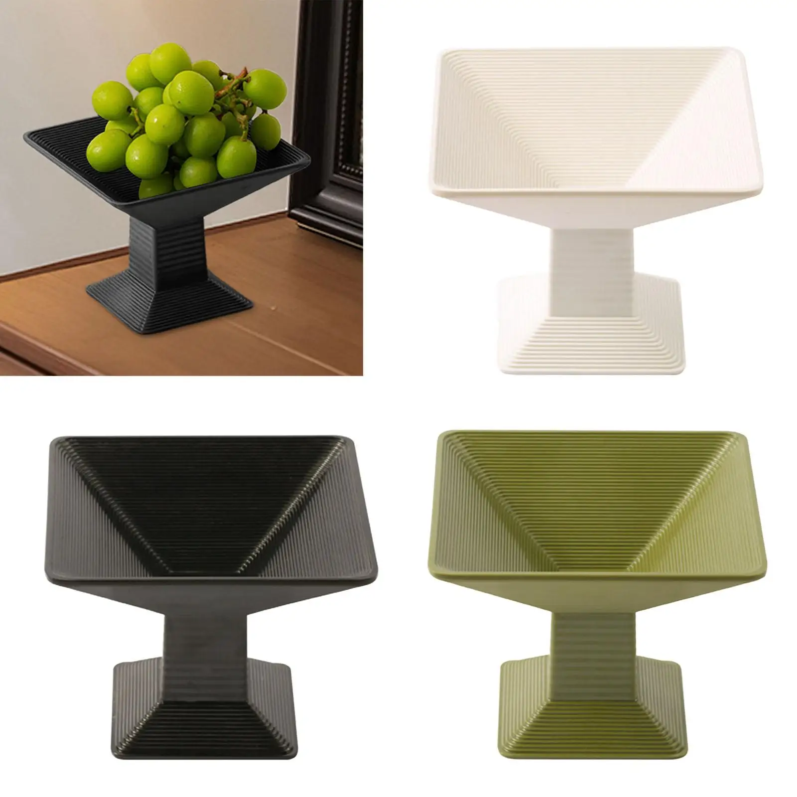Cuenco de frutas, cesta de frutas, cuenco nórdico para servir, cuencos de Pedestal con Base para fiestas, centros de mesa, encimera, Picnic, cumpleaños