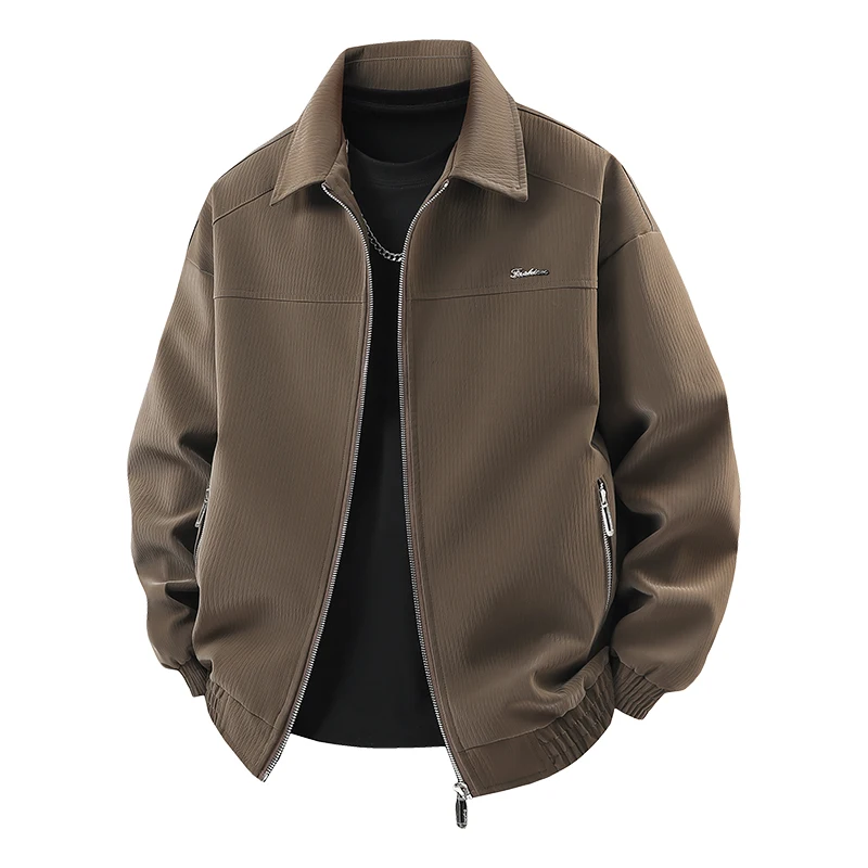 

Autumn Winter Outdoor Mountaineering Camping Fashionable Handsome Imitation Leather Jacket Comfortable Breathable Jacket