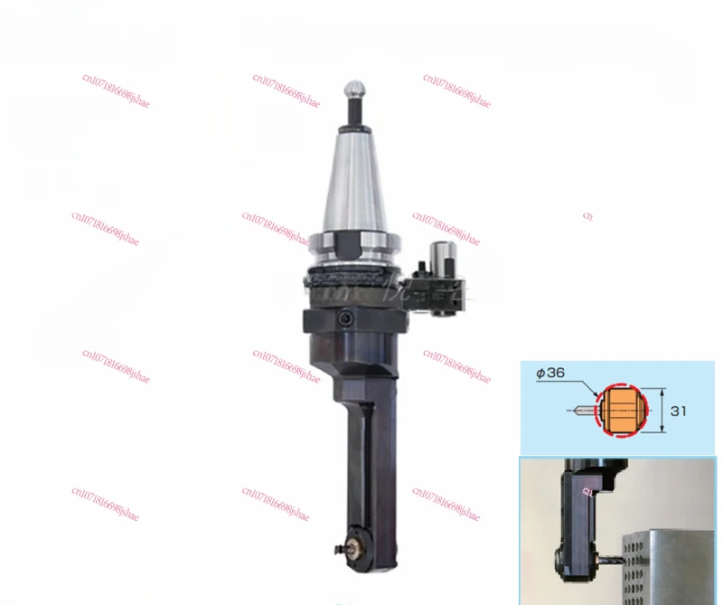 MST Mini Angle Head, Pocket Angle Head CNC Side Milling Head BT40 Small Angle Head