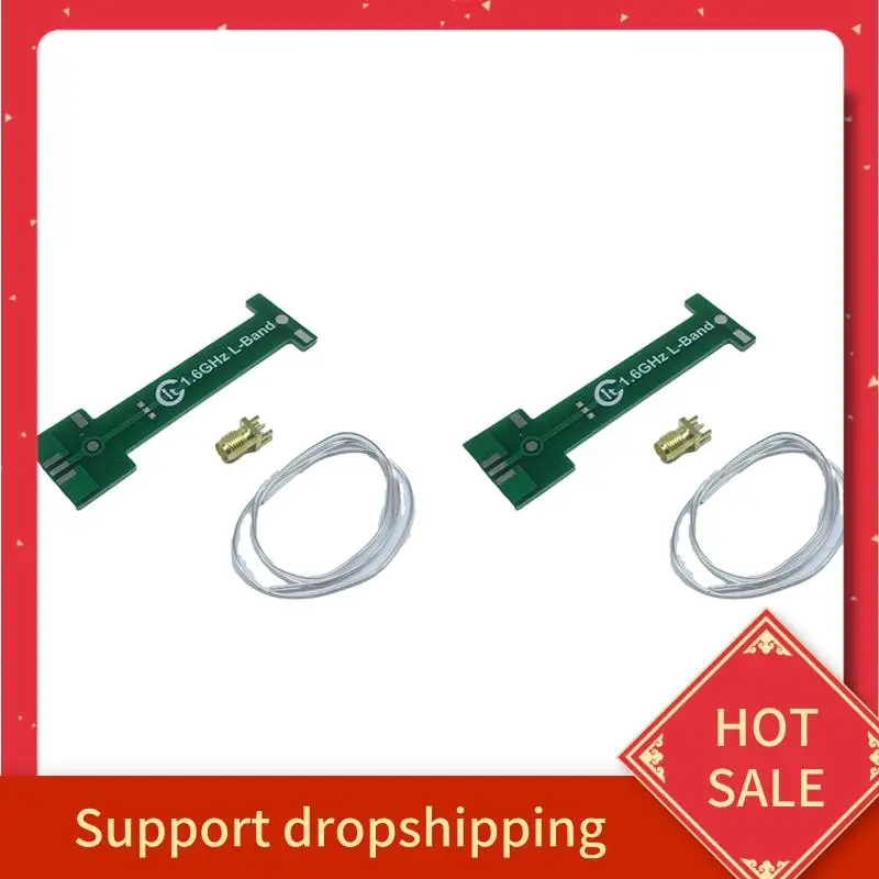 

B44C 2X Diy Kit 1.6Ghz 1.7Ghz L-Band Qfh-Antenna 50 Ohms For Aerospace, Meteorology, Positioning, Relay Green