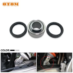 OTOM rodamientos de ojo de pez para motocicleta, amortiguador trasero, extremos de varilla, rosca conjunta, rodamientos esféricos, sello de aceite para KTM EXC HUSQVARNA FE