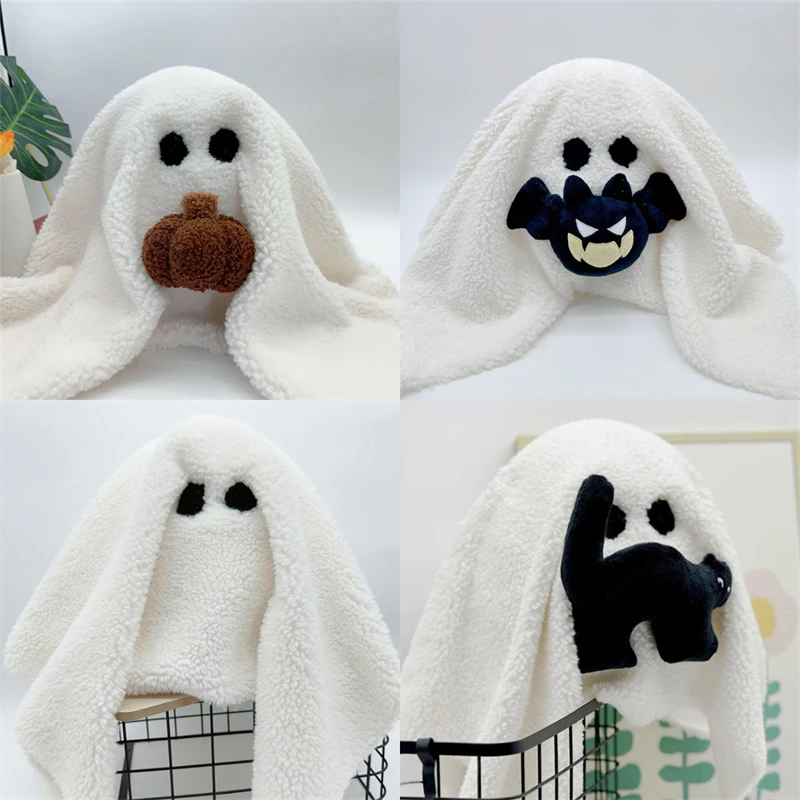 Gus Il Fantasma Con Cuscino Di Zucca Fantasmi Di Zucca Di Halloween Bambola Peluche Cuscino di Tiro Cuscino Accessori Per Auto Regali Kawaii