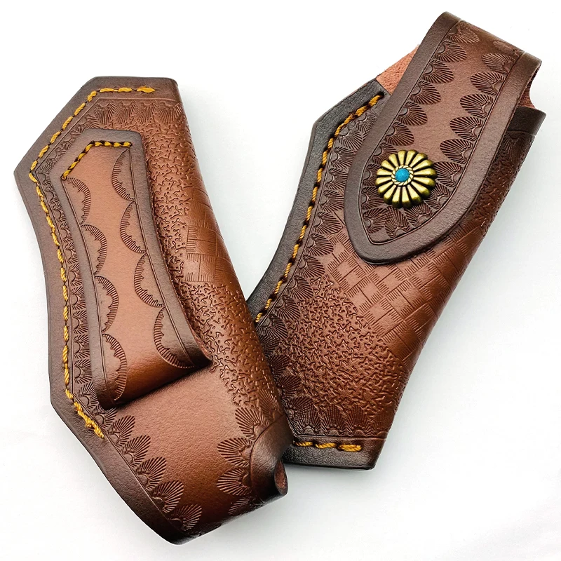 มีดสากล Cowhide พับมีดชุด