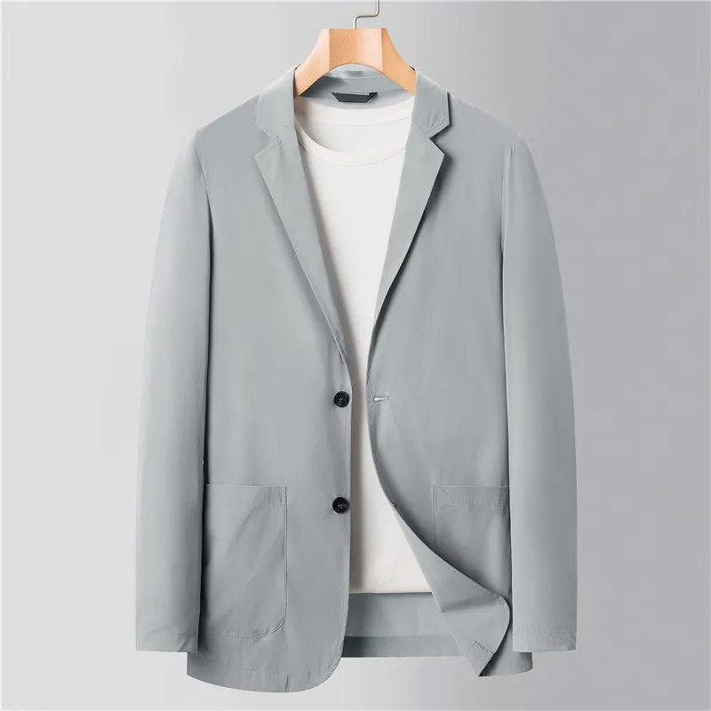 Lin2301 -Thin ice silk high-end suit casual light jacket