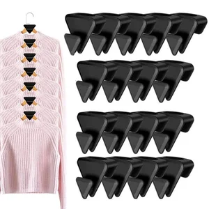 Konektördeki kancalar, üçgenin kıyafetleri için kanca üzerindedir ve yerden tasarruf sağlayan elbise Askıları için elbisedeki kelepçeler, basamaklı, 12 adet, 18 adet 8 ve satış rafının liderliğini genişletmek-no. 7