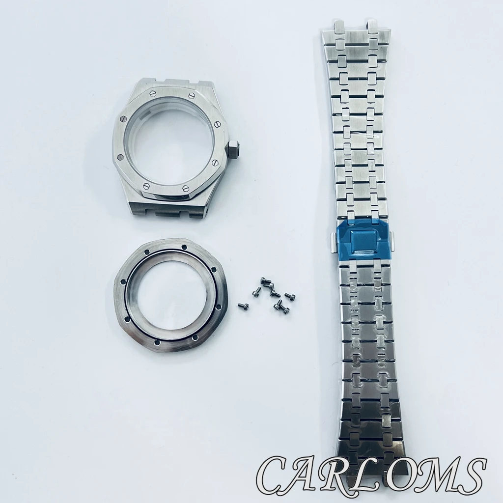 TOP Watch Parts 42mm NH34 NH35 NH36 4R35 4R36 NH70 NH72 NH38 NH39 Watch Case With Sapphire Crysta Solid Stainless Steel