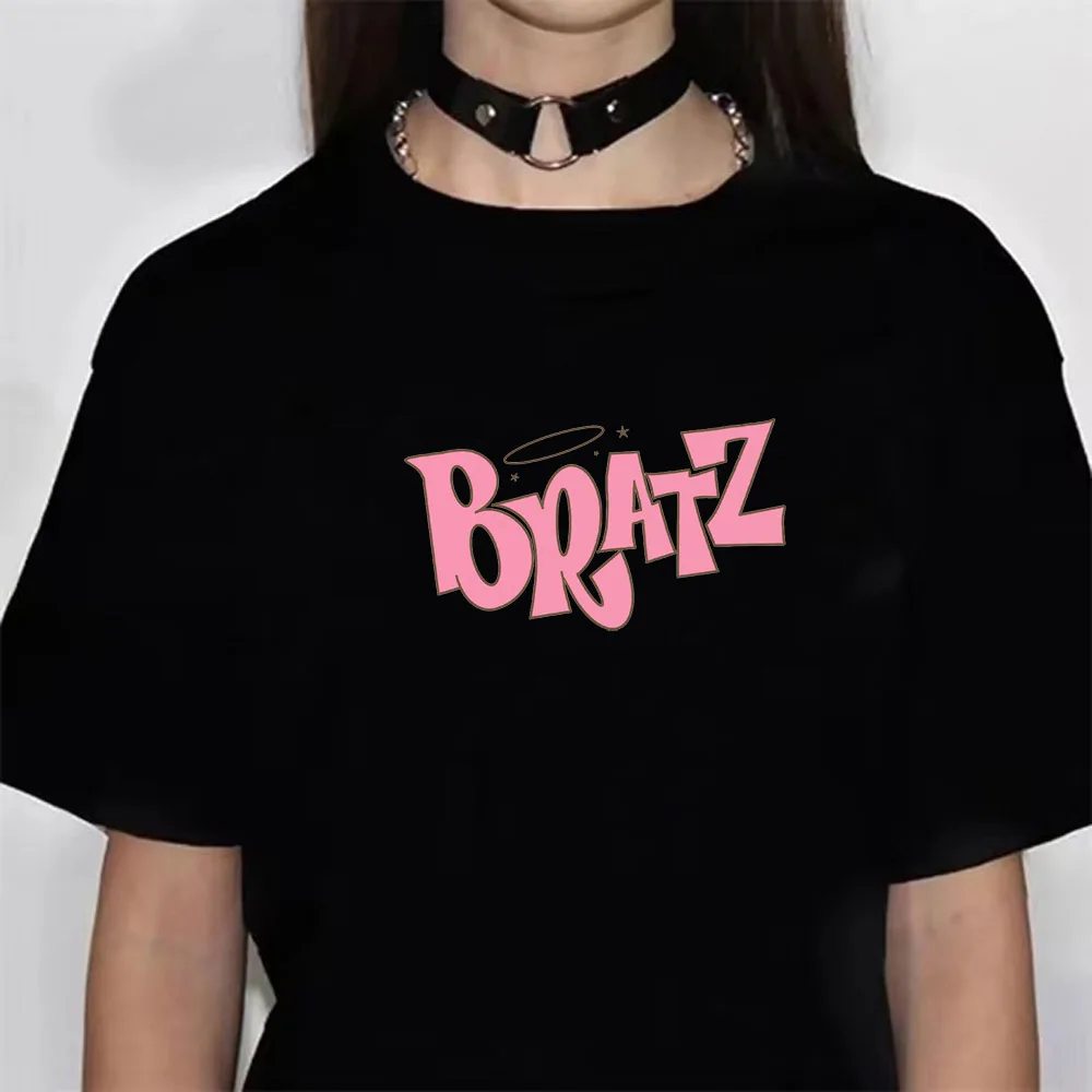 Bratz shirt teen 80s Y2k anime Gothic Vintage Breathable shirt streetwear Classic Comfortable aesthetic Vintage Pop Culture