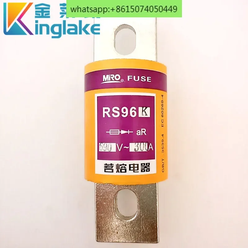 

Ming Rong RS96K 690V250A 300A 400A Round Tube Bolt Fast Fuse Ceramic Insurance