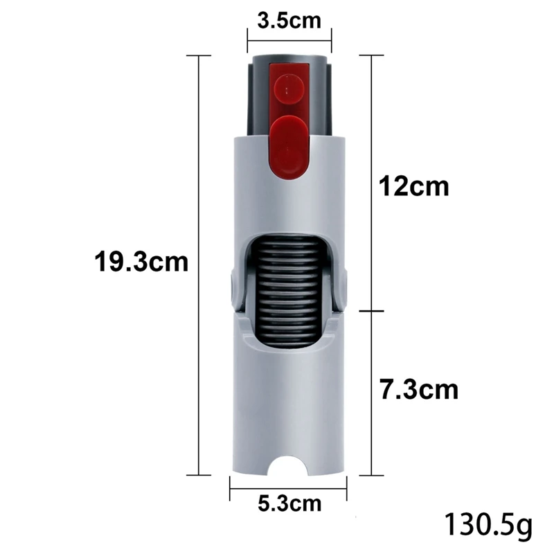 2 szt. Adapter do odkurzacza Dyson V7 V8 V10 V11, adapter o niskim zasięgu, wymiana szybkiego zwalniania górnego adaptera