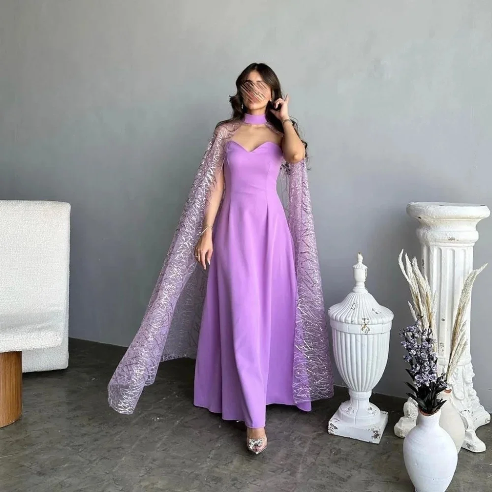 فستان حفلة موسيقية رومانسي عصري مزين بالدانتيل فساتين سهرة ساحرة بدون أكمام بطول الأرض على شكل قلب فستان السجادة الحمراء #4