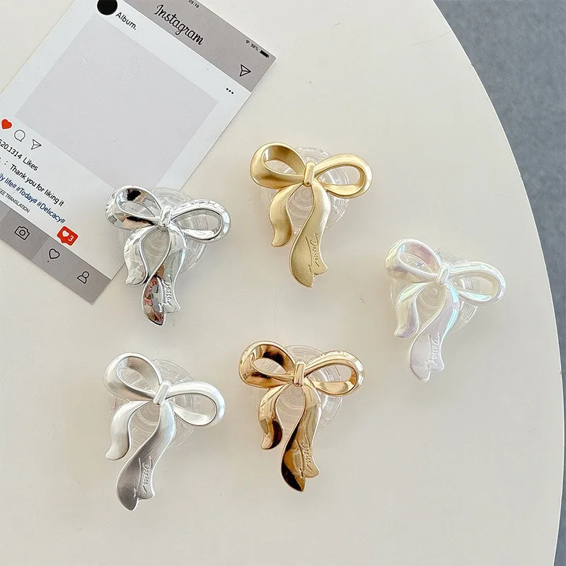 الكهربائية تصفيح Bowknot للطي توسيع الهاتف المحمول قبضة حامل هاتف كسول سطح المكتب للطي حامل SJZJ11 #3