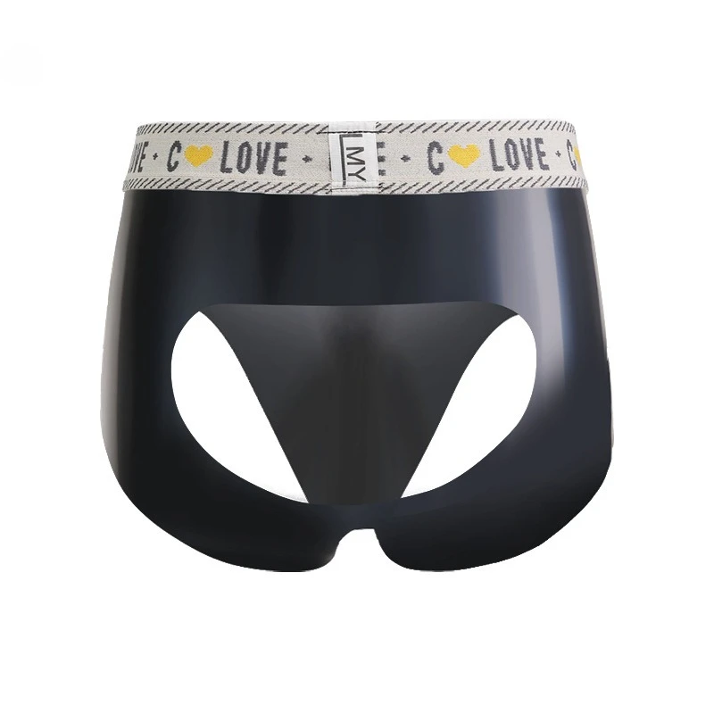 

Rubber Jockstrap for Men Fashion Underwear Skinny Latex Silicone PU Gays Low Waist Swimming Swimwear Briefs New Style Underpants