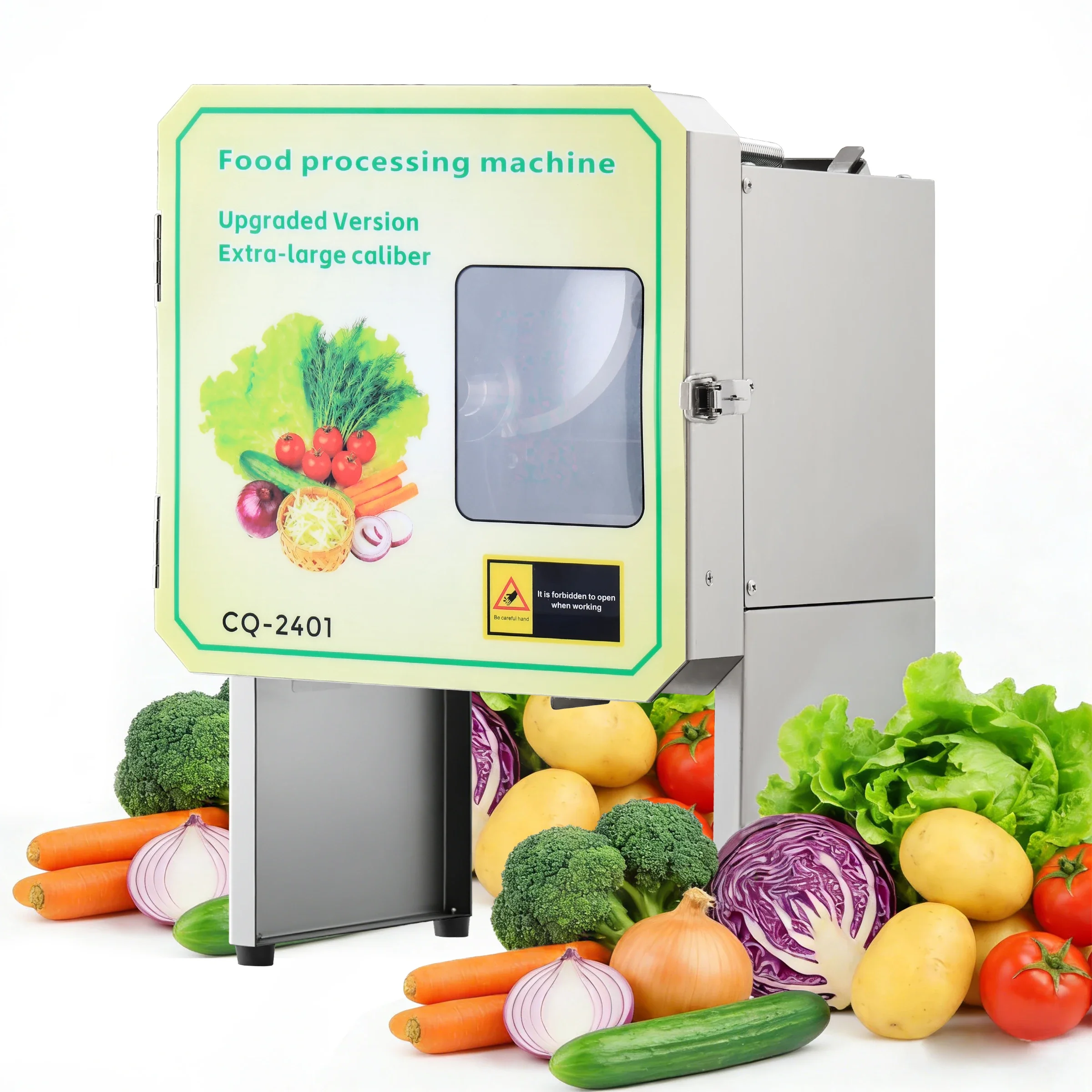 &Small Vegetable Cutter Machine for Chopping Scallions, Chives, Sauerkraut, and Chili, Automatic Potato Slicer and Grater