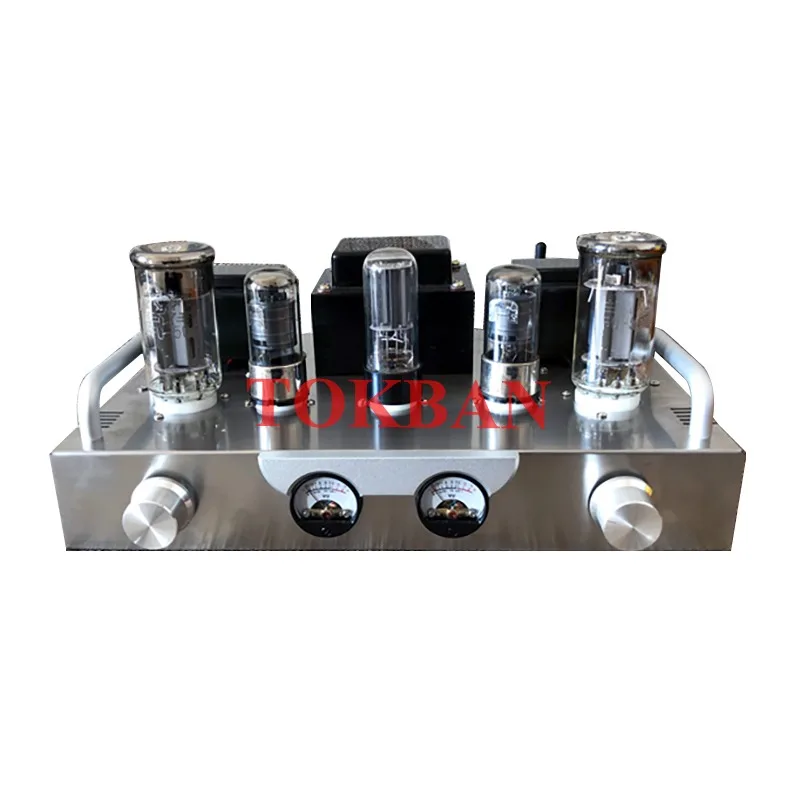 Tokban Fu50 Vacuum Tube Amplifier Kit Diy High Power 8w*2 Bluetooth 5.0 HIFI Class A Audio Amplifier Vu Meter Diy Amp Audio