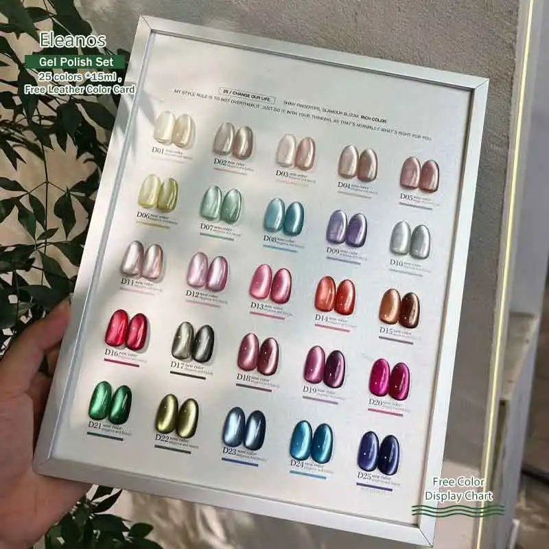 

Набор гель-лаков для ногтей Dannycoll 9D Magnetic Cat Eye, 25 цветов, без TPO, гель-лак для маникюра, УФ-гель, 15 мл