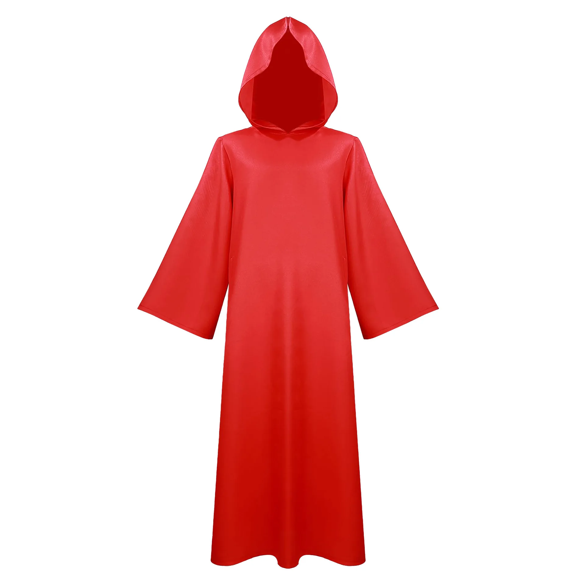 Halloween Men Medieval Monk Robes Costumes Wizard Costumes Priest Costumes Long Robe Black Cloak