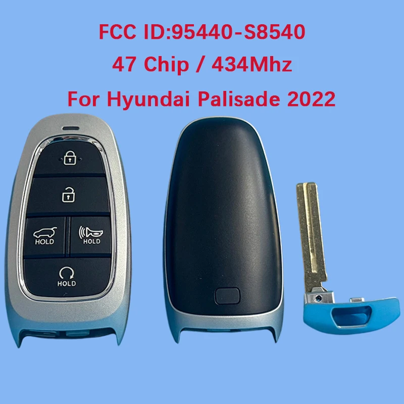 

CN020315 Aftermarket 5-кнопочный смарт-ключ с дистанционным управлением 47 чипов 433 МГц FCC ID 95440-S8540 для Hyundai Staria 2022