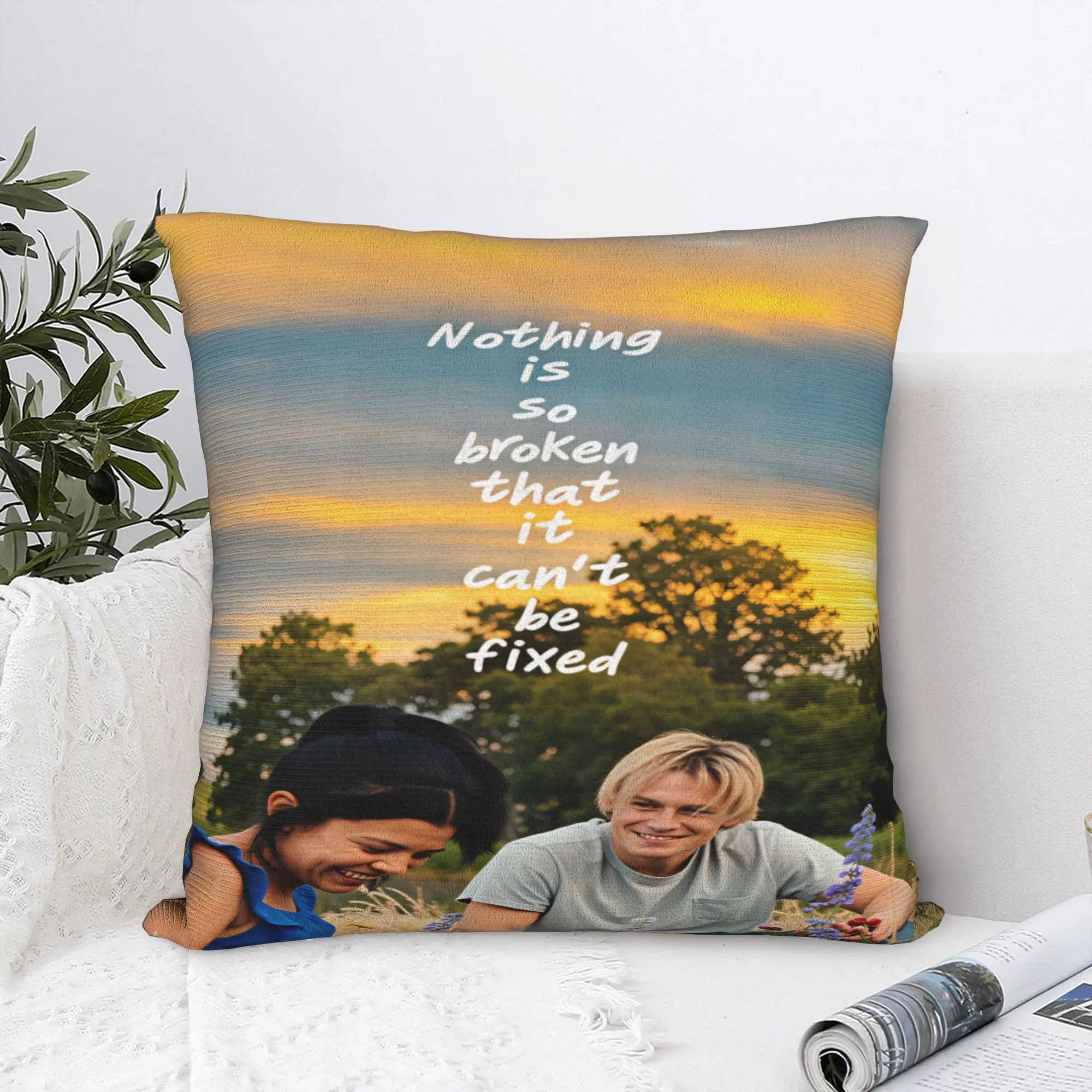 Pillow Case My Life With The Walter Boys Comfy  Pillow Cover For Living Room Bed Chair Cute Funny Pillowcases