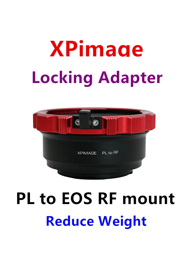 

XPimage Adapter ring for PL Lens to CANON RF Fullframe Cine Camera.PL to RED Canon EOS RP/R5/R6/R7 KOMODO/V-RAPTOR Lightweight