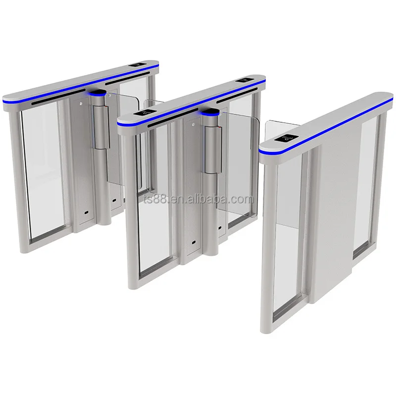 AI-powered Crowd Flow Analysis Swing Gate Blockchain Access Control Swing Barrier Touchless Palm Vein Recognition Speed Gate