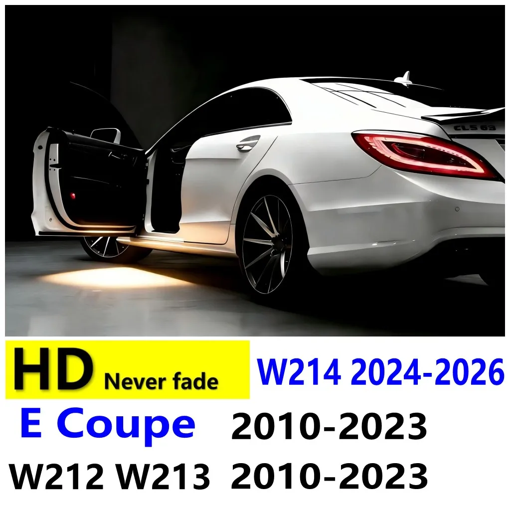 HD Led Car Door Projector Light For Mercedes Benz Class E W212 W213 W214 E Coupe C238 C207 2010-2026 2024 2017 2020 Accessories