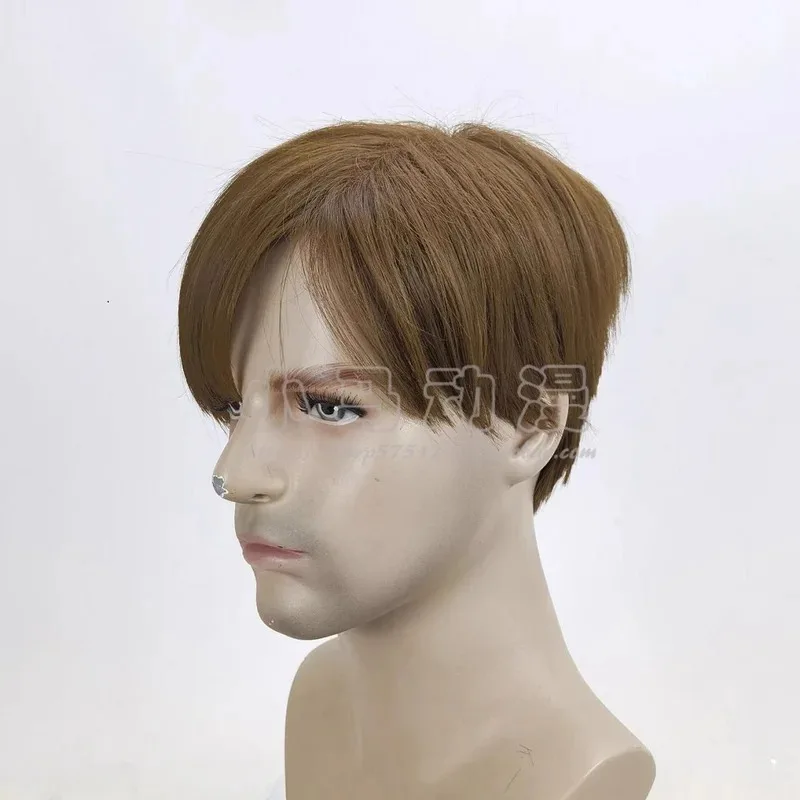 DY20Silenthill 2 جيمس ساندرلاند الشعر تأثيري أغطية الرأس قصيرة براون التصميم شعر مستعار كوميدي 25