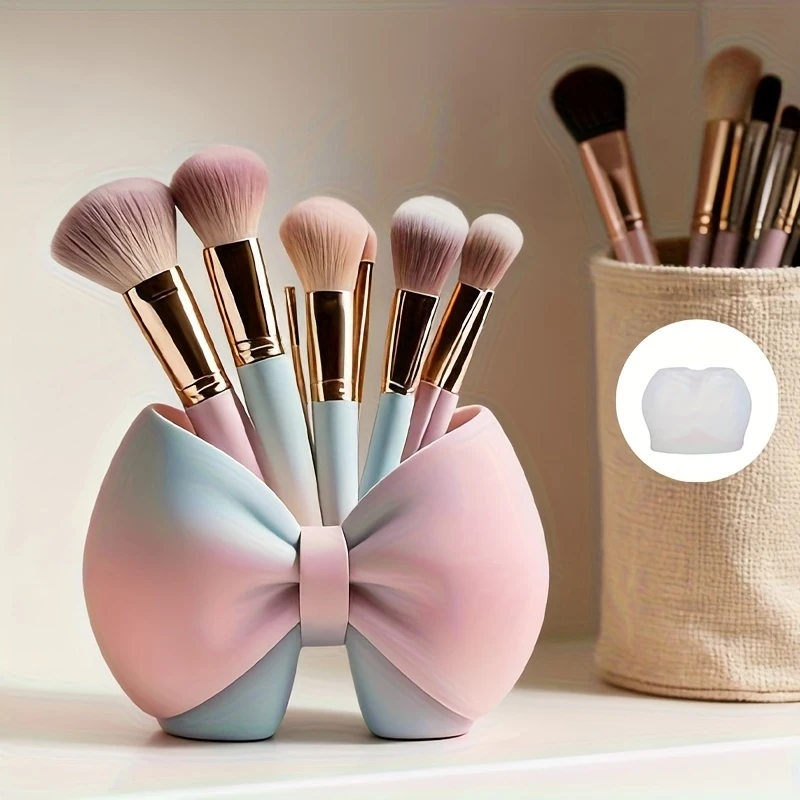 

Модель с силиконовой формой 3DSilicone и дизайном в виде банта. Очень подходит для создания изделий из эпоксидной смолы, подставок для кистей для макияжа, контейнеров для хранения, подставок для цветов.