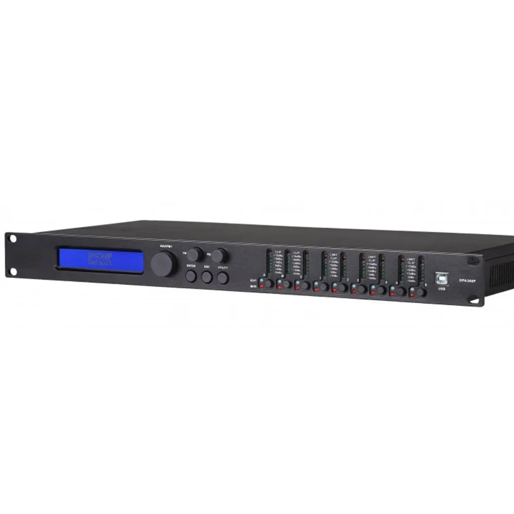 MARANI DPA480P 4-IN 8-OUT Digital Speaker Management System with Remote PC Software 11-Band EQ