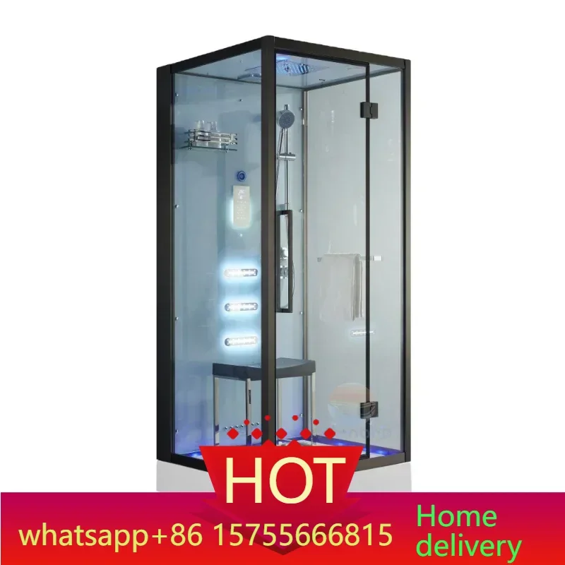 

Горячая распродажа: Портативные паровые душевые кабины с окрашенной задней стенкой из безопасного стекла 5 мм в раме