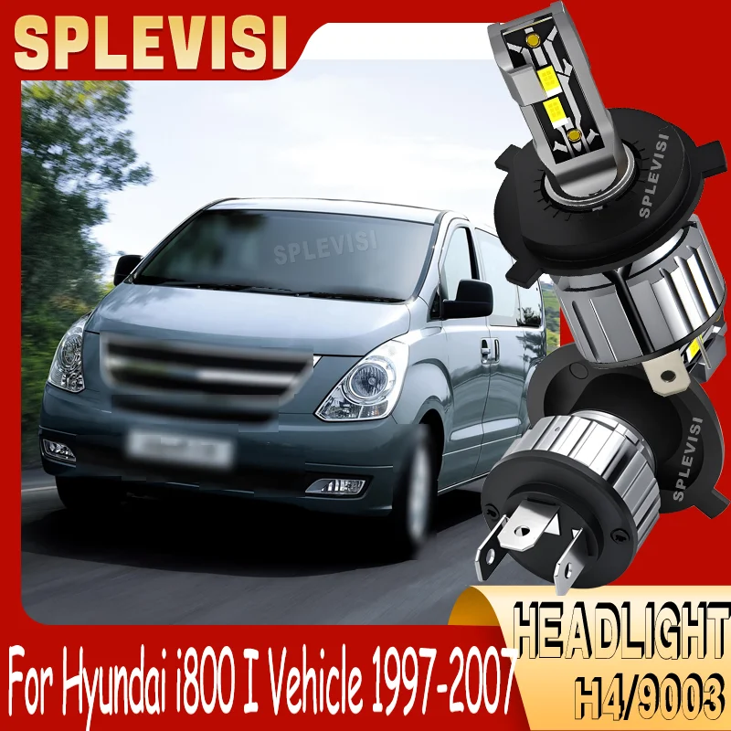 

Instant On Immediate Full Brightness No Dark Spots LED Headlight For Hyundai i800 I Vehicle 1997 1998 1999 2000 2001 2002 -2007