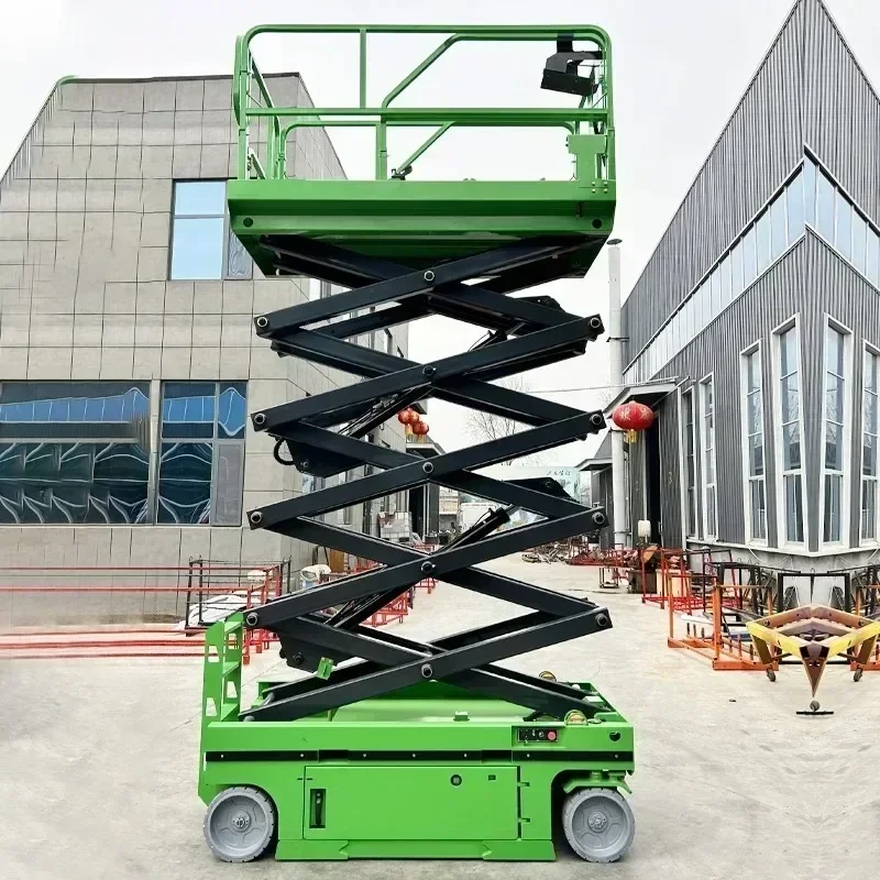 

High Quality 4M 6M 8M 10M 12M Electric Scissor Lift Diesel Semi-automatic Fully-automatic Scissor Lift Platform