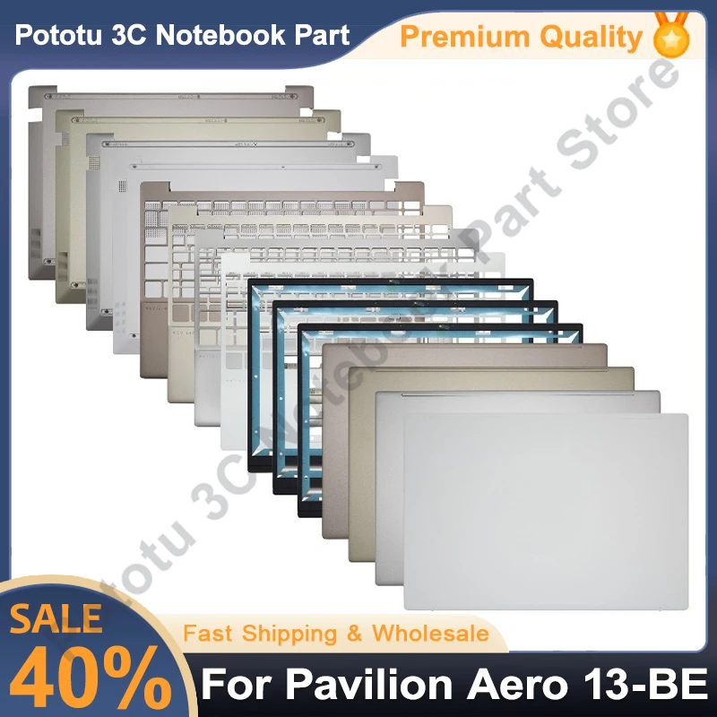 

Новинка для ноутбука Pavilion Aero 13-BE, задняя крышка ЖК-дисплея, передняя панель, упор для рук, нижняя часть корпуса 4600NE08000 4600NE0L000