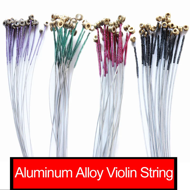

3/4 4/4 Violin Strings Full Set E A D G Strings Aluminum Alloy Wound Violin Fiddle Strings Parts Aceessories