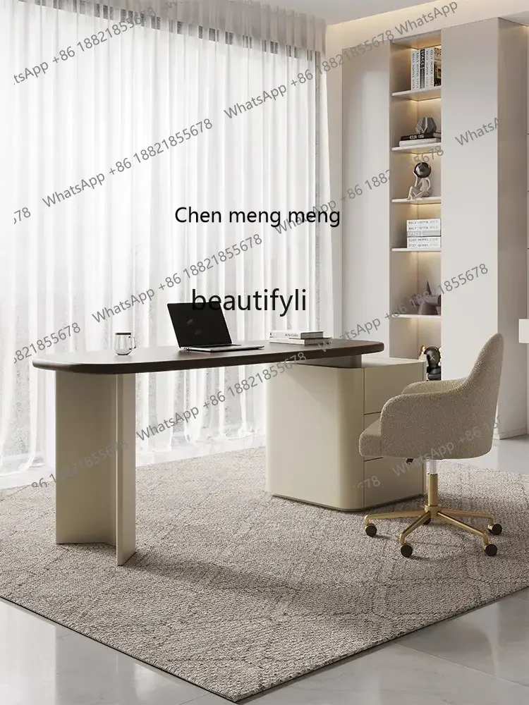 cc182R11 Italian Minimalist Desk Modern Minimalist Study Home Desk Designer Computer Writing Desk