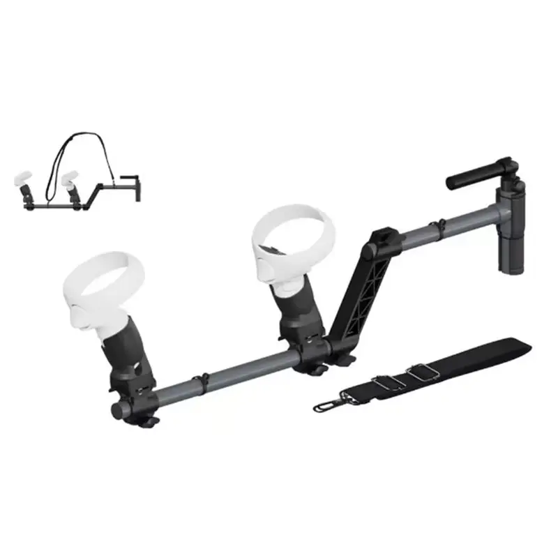 Gaming Pistol Handle Cover For Meta Quest 3S/ Magnetic Grip Holster For Meta Quets 3S/ VR Game Accessories