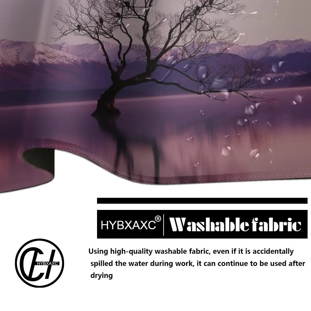 Wanaka Lone Tree Mouse Pad HD Print Computer Game Player Lock Edge Non-slip Mouse Pad XXL Keyboard Computer Desk Pad