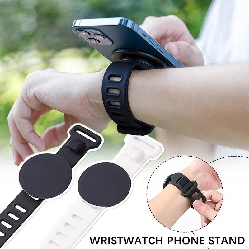 

Wrist Strap Magnetic Phone Holder Universal Suitable For Navigation And Sports Easy To Disassemble Mobile Phone Holder