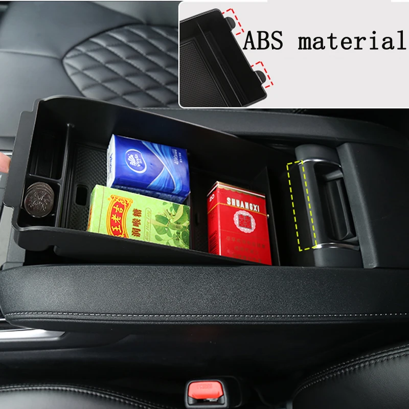 For Toyota Highlander XU70 Kluger 2020 2021 2022 2023 Car Accessories Center Storage Box Arm Rest Armest Glove Holder Plate