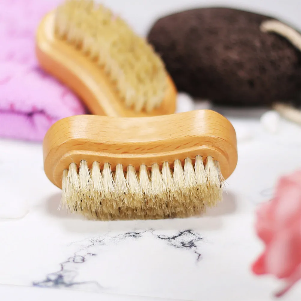 

Double Sided Nail Brush Fine Soft Bristles Safe for Skin Nail Cleaning Tool for Fingernails Toenails Manicure Pedicure Cleaning