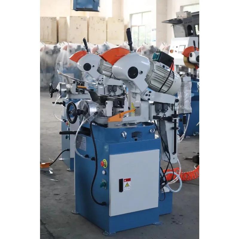 آلة قطع الأنابيب بزاوية 45 درجة لقطع أنابيب الحديد والصلب منشار القطع الهوائي الخالي من لدغ #4