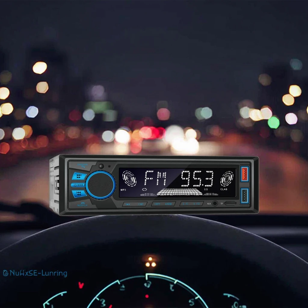 820S Short Model Blue Light for BT Wireless Car MP3 Player New Radio Host Phone Grip Hands-Free Lossless Music for Cross-Border
