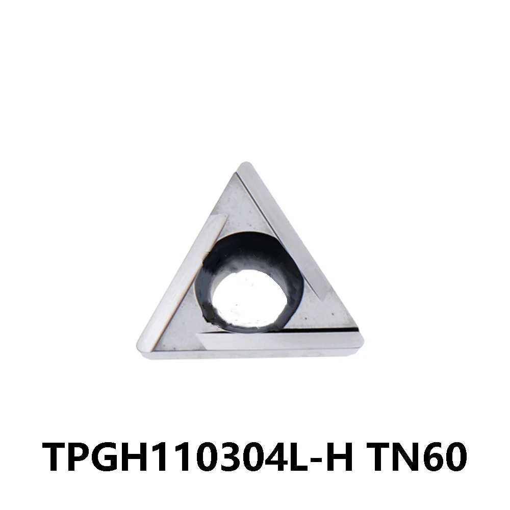 

Original TPGH 110304 TPGH110304 L H TPGH110304L-H TN60 60° Inserts TPGH221L-H Carbide Blade Turning Lathe Cutting Tool Machine