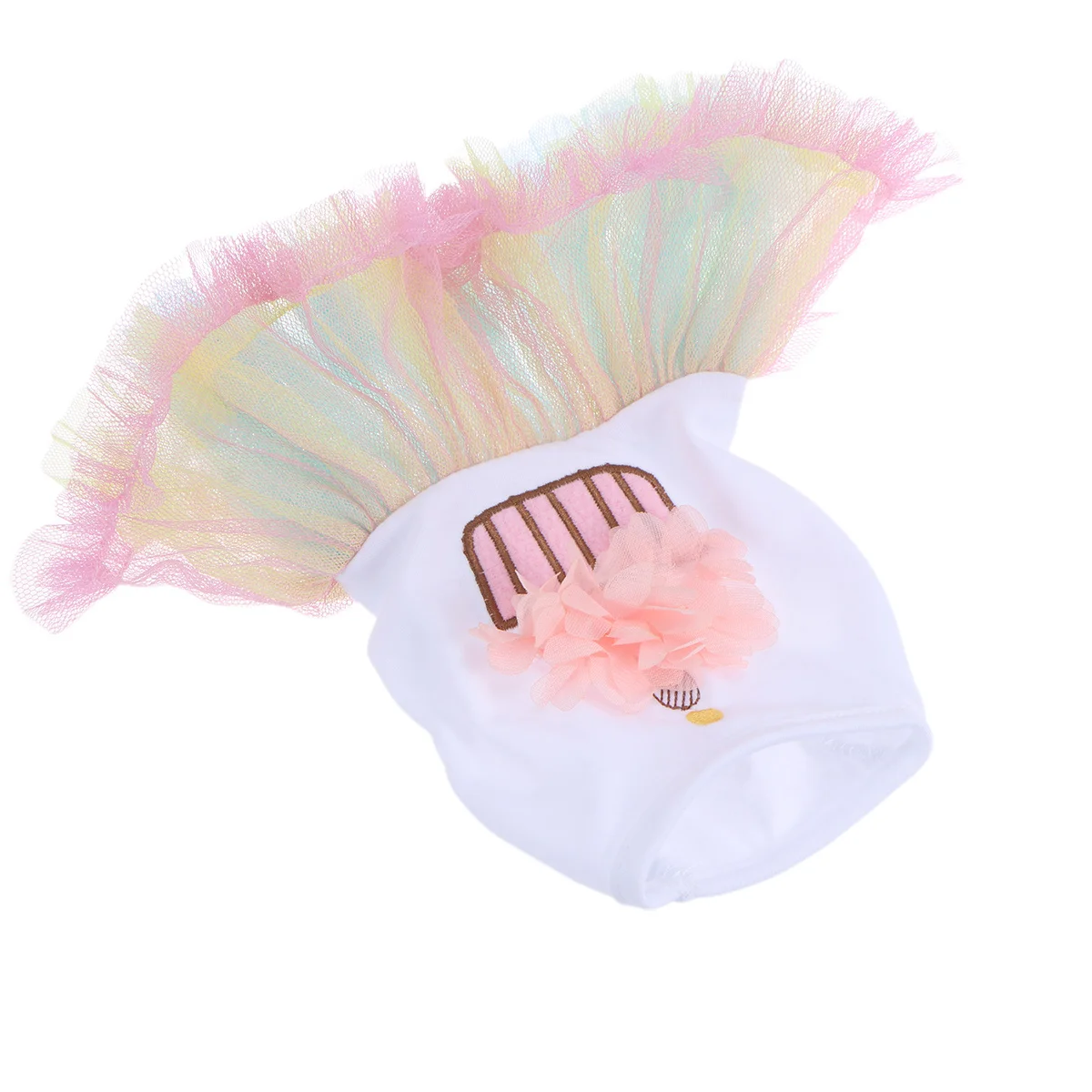 

Xs Size Cotton Material Colorful Cake Skirt Pet Clothes Fashionable Cute Puppy Dress Puppy Skirt Pets Clothes Pets Dog Dress