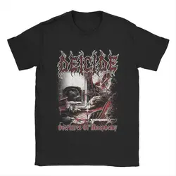 Men T-Shirts Deicide Hipster 100% Cotton Tee Shirt Short Sleeve Band T Shirts O Neck Clothes Party