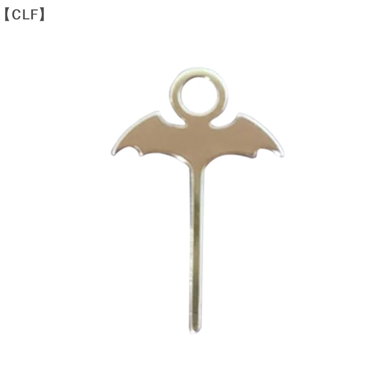 2Pcs/Set Stainless Steel Sim Card Tray Extended Universal Bat Thimble for Mobile Phones Digital Products