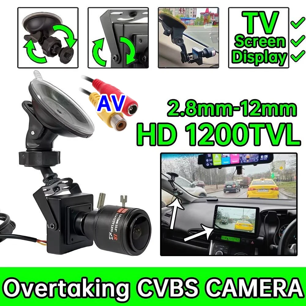 

Japan Car Specific Blind spot Elimination Cam Suction Cup Bracket Set Vehicle Kit 2.8-12mm 1200TVL HD Camera Car Overtaking CVBS