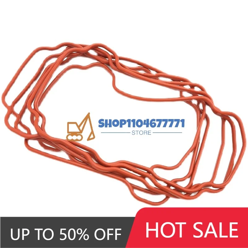 Excavator Parts for 6D22/6D24 Engine Valve Chamber Cover Pad Rubber Cylinder Pad Overhaul Package