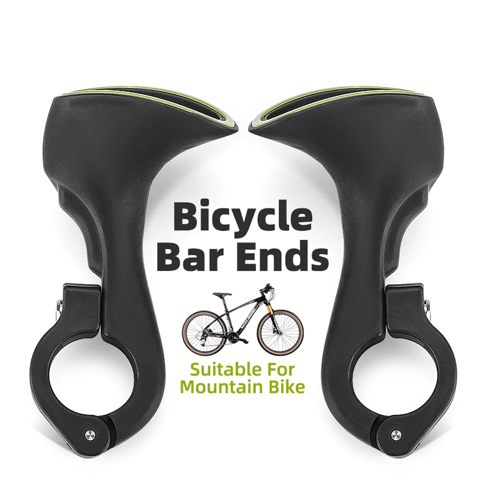 Comfortable Fluorescence Bicycle Bar Ends Ergonomic Design Bike Handlebar Nylon Bicycle Handle Bar Grips Cycle Accessory