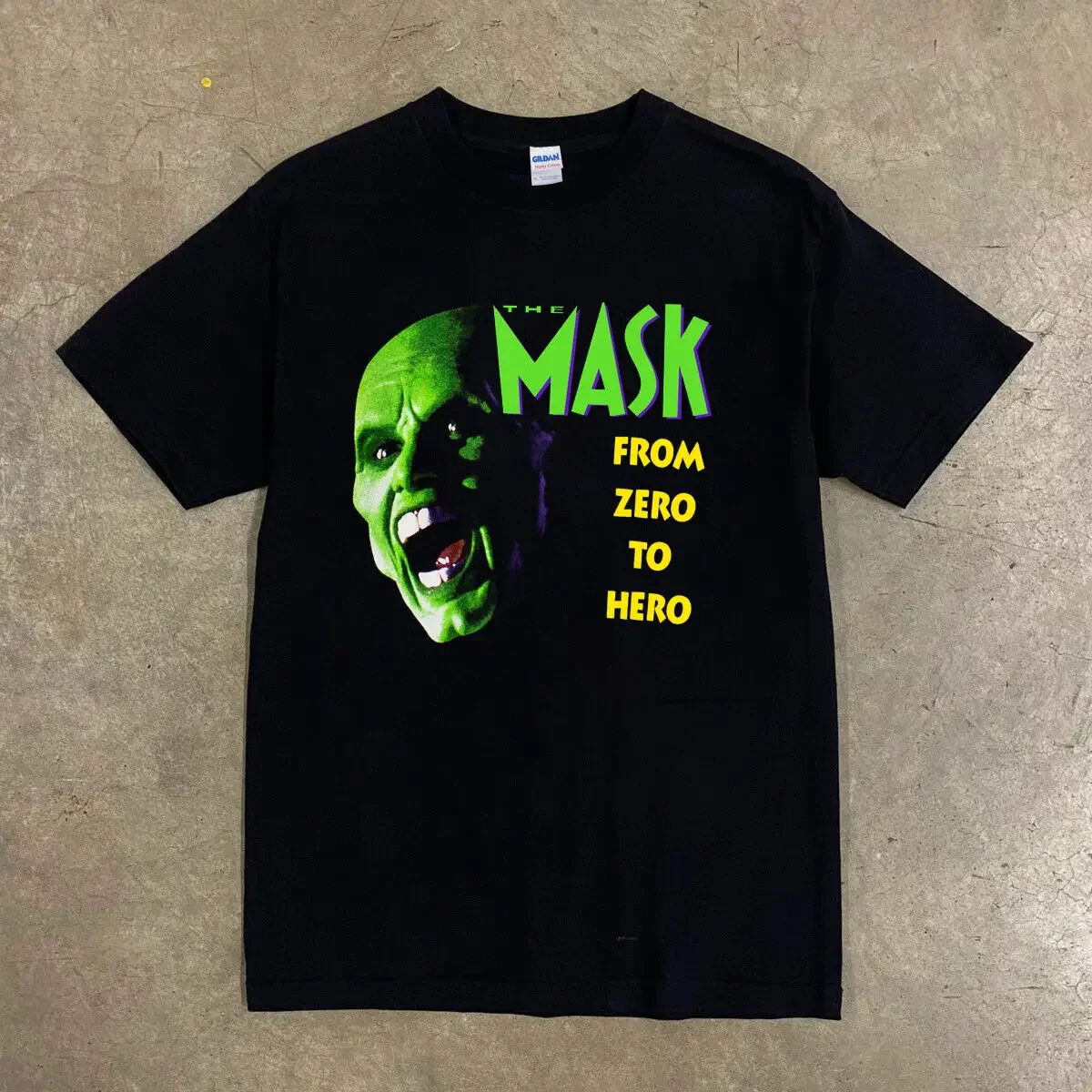 The Mask The Mask From Zero To Hero 1994 Jim Carrey Movie Halloween T shirt